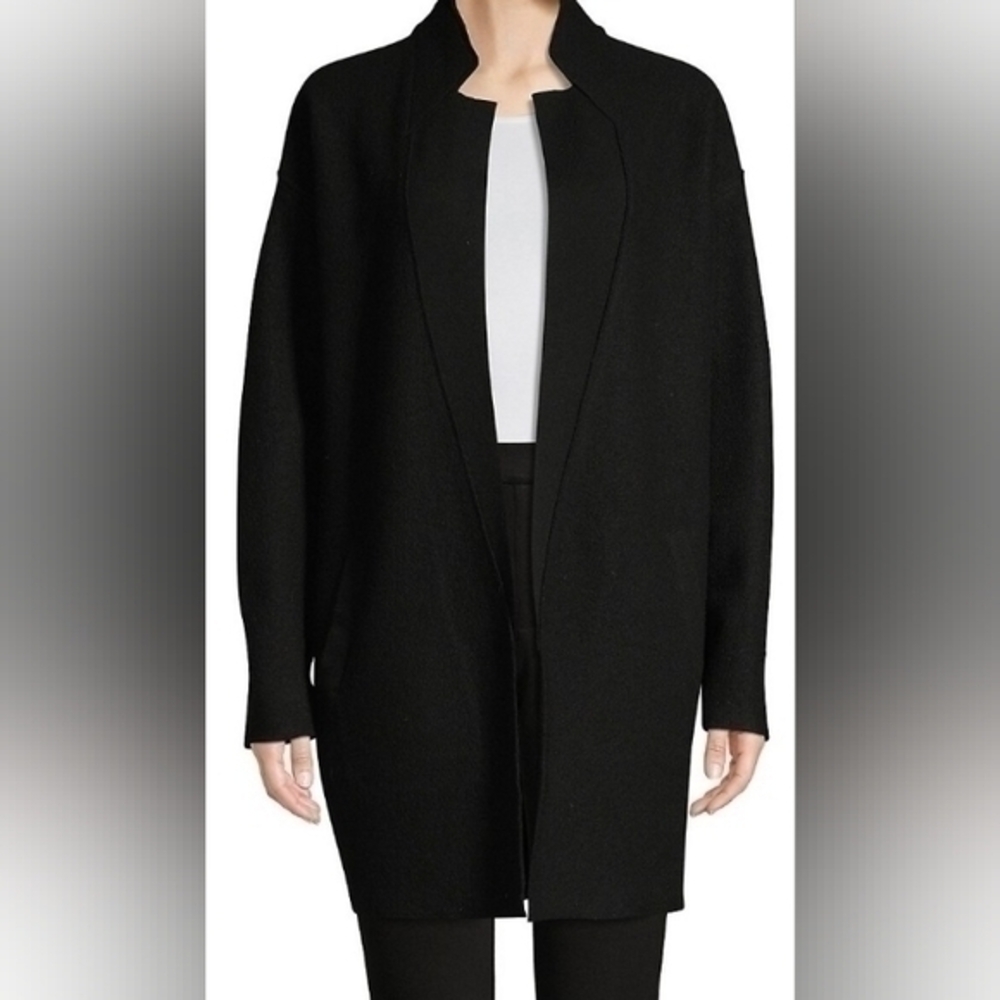en Thread Open Front Woman Merino Wool Cardigan Size S